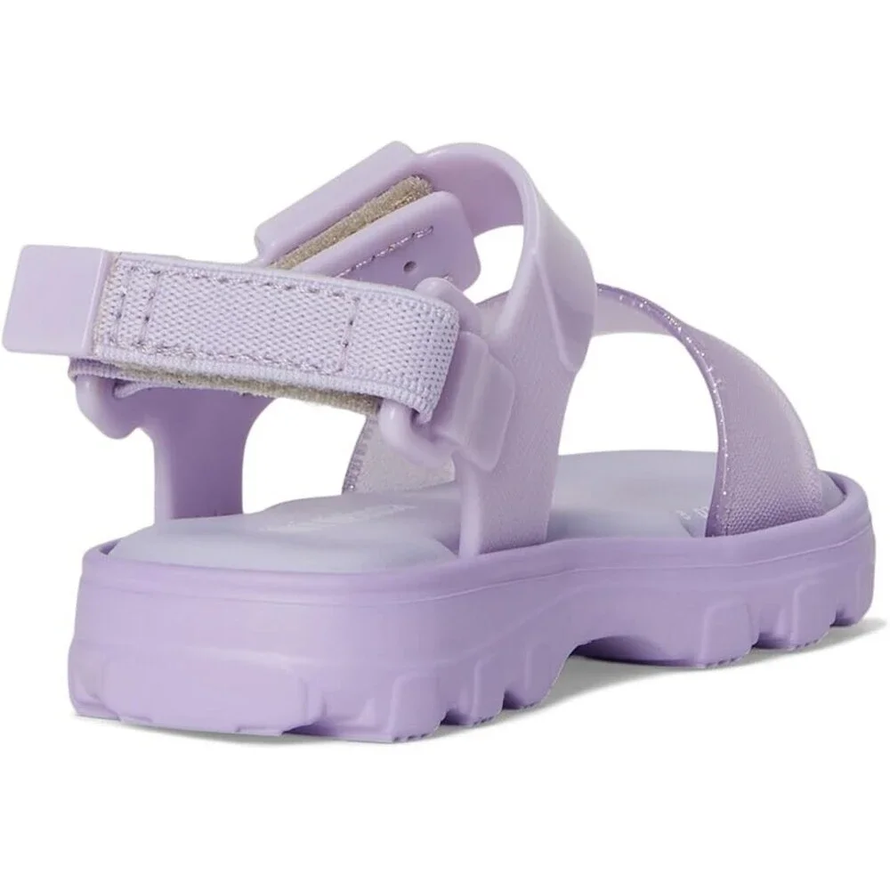 Mini Melissa Kick Off Sandals Toddler US 12 Purple Adjustable Strap ZOGG1123